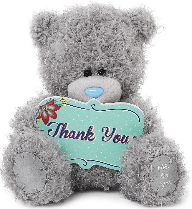 Nalle Thank You, 13cm från Me to you (Miranda nalle) säljs på Nalleriet.se